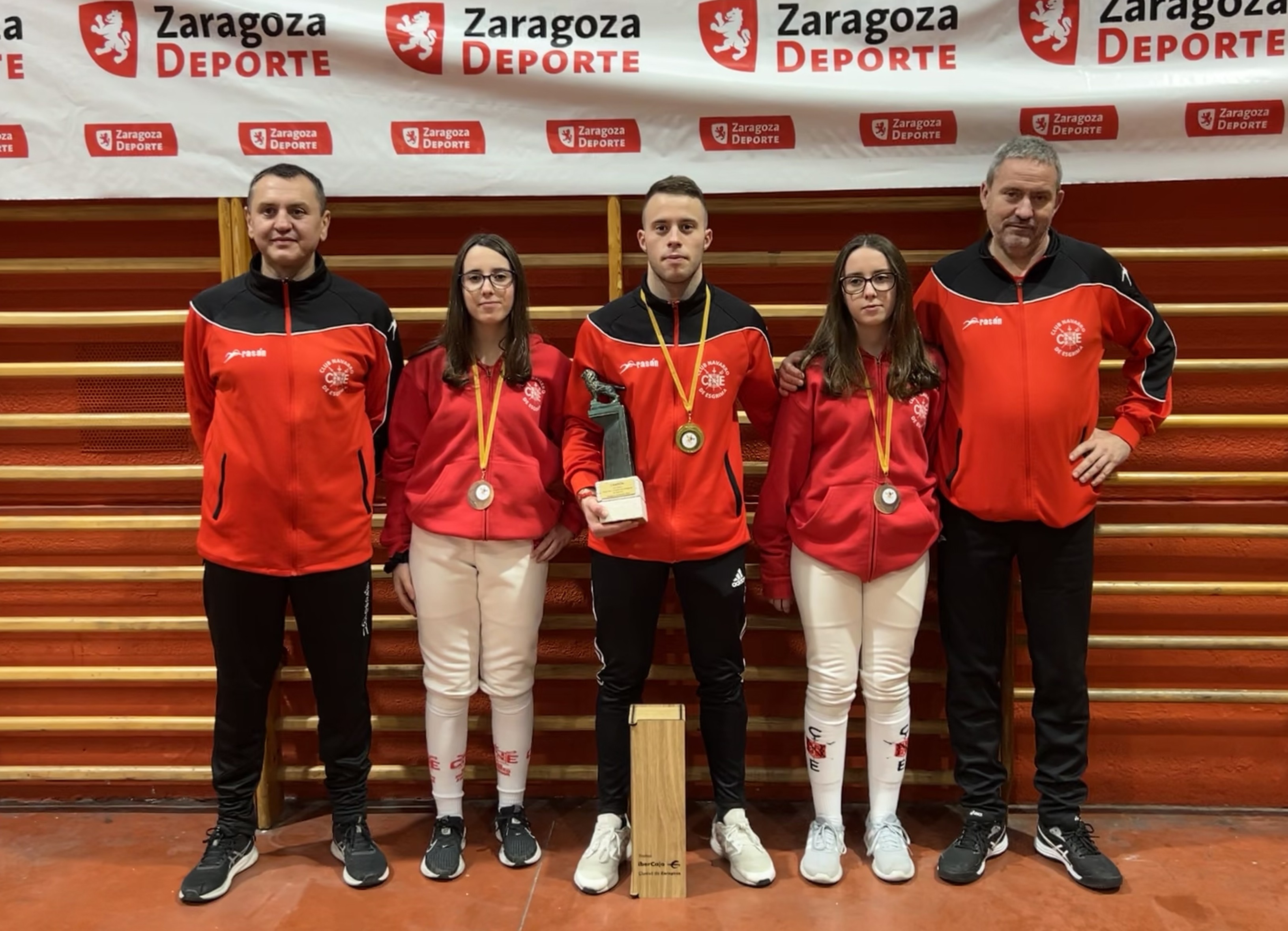 Éxito navarro en el XIX Trofeo "Ibercaja-Ciudad de Zaragoza" de esgrima